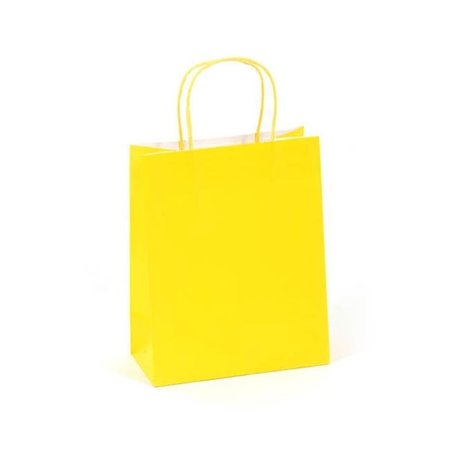 Flomo DDI 1882825 Bright Yellow Euro Medium Gift Bag Case of 60 GB533R